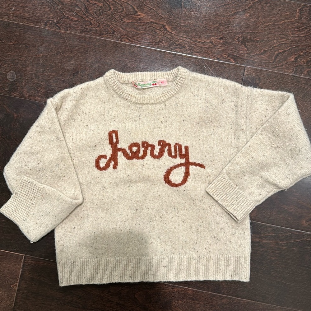 Bonpoint cherry sweater